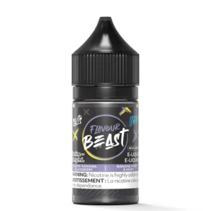 Flavour Beast Nic Salts: Blazin' Banana Blackberry Iced (30mL)