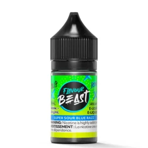 Flavour Beast Nic Salts: Super Sour Blue Razz (30mL)
