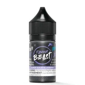 Flavour Beast Nic Salts: Super Sour Blueberry Iced (30mL)
