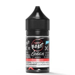 Flavour Beast Nic Salts: Chuggin Red Classic Iced (30mL)