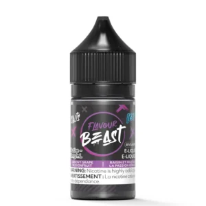 Flavour Beast Nic Salts: Groovy Grape Passionfruit Iced Nic (30mL)