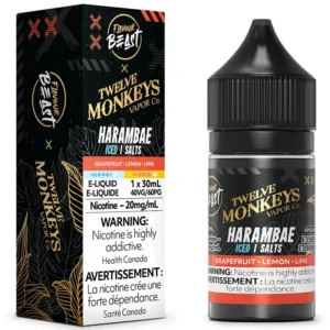 Flavour Beast x Twelve Monkeys Nic Salts: Harambae Iced (30mL)