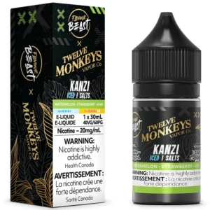 Flavour Beast x Twelve Monkeys Nic Salts: Kanzi Iced (30mL)