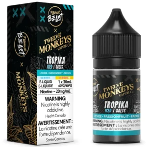Flavour Beast x Twelve Monkeys Nic Salts: Tropika Iced (30mL)