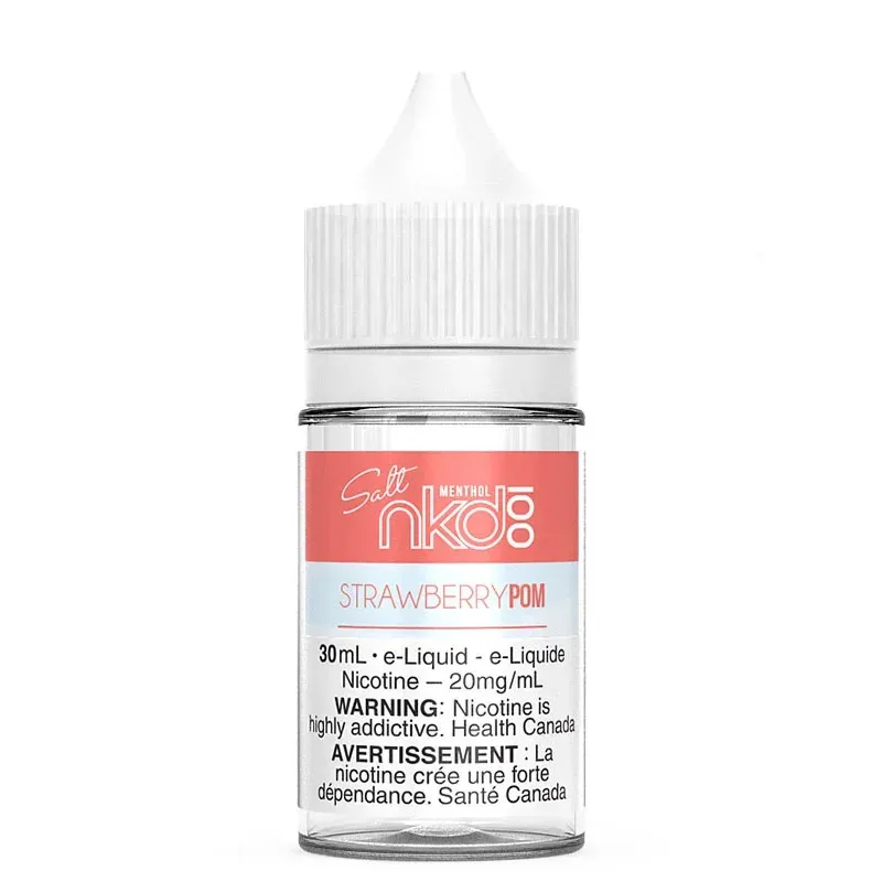Strawberry Pom (Brain Freeze) Nic Salts - nkd/Naked 100 (30mL)