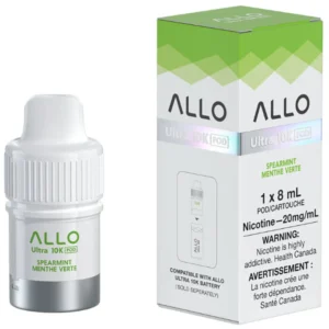 Allo Ultra 10K Hybrid Disposable Pod: Spearmint (8Ml)