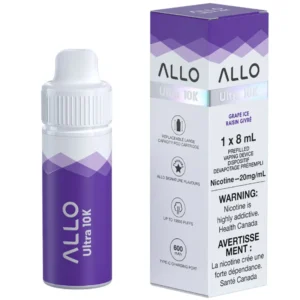 Allo Ultra 10K Hybrid Disposable Kit: Grape Ice (8Ml)