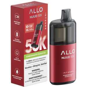 Allo NUUD 50K Disposable Vape: Pomegranate Guava Ice (20mL)
