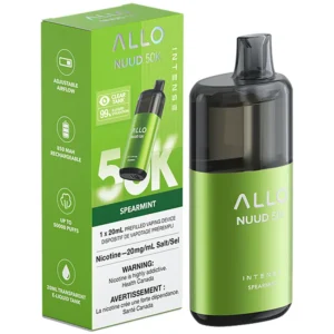 Allo NUUD 50K Disposable Vape: Spearmint (20mL)
