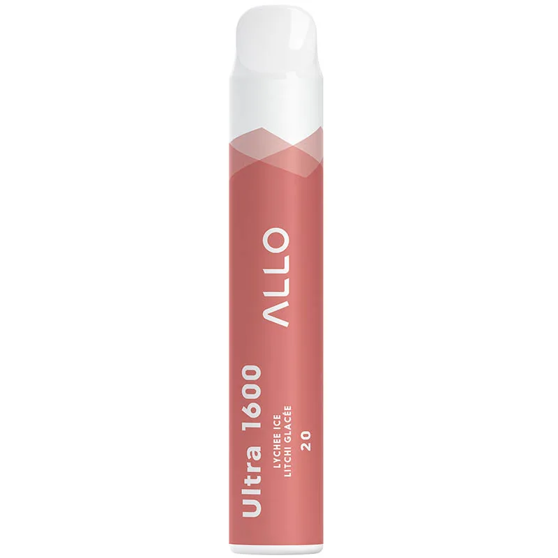 Allo Ultra 1600 Disposable Vape: Lychee Ice (6mL) - Image 2