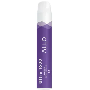 Allo Ultra 1600 Disposable Vape: Grape Ice (6mL)