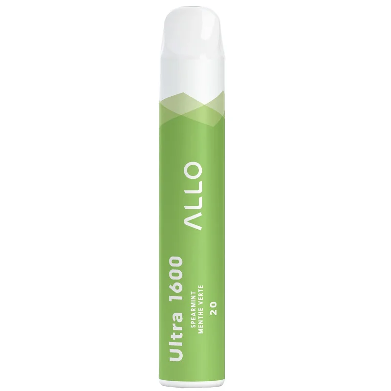 Allo Ultra 1600 Disposable Vape: Spearmint (6mL)