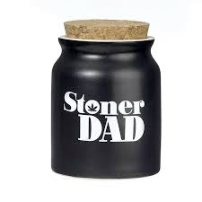 Stoner Dad Ceramic Stash Jar