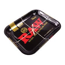 Raw Rolling Tray Black