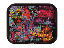 RAW GHOST SHRIMP ROLLING TRAY TIN LARGE v2