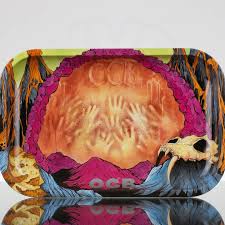 OCB Metal Rolling Tray "Early Man"