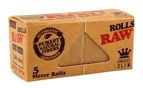 Raw Unrefined 5 Meter Rolls King Slim