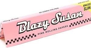 Blazy Susans Pink King Size Slim Papers