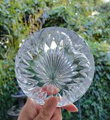 Crystal Leaf Ashtray