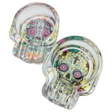 Crystal Skull Ashtrays
