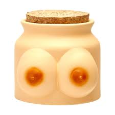 Boob Ceramic Stash Jar