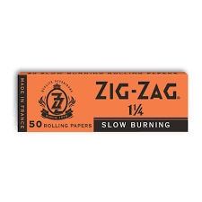 Zig Zag Slow Burning Orange 1 1/4