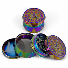 4 Piece Amsterdam Rainbow Grinder