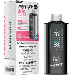 Flavour Beast Unleashed DCP 20K Disposable Vape: Epic Fruit Fusion Iced (20mL)