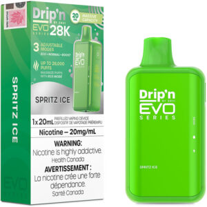 Drip'n EVO 28K Disposable Vape: Spritz Ice (20mL)