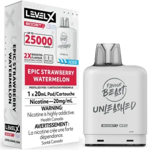 Level X Boost G2 Pod - Flavour Beast Unleashed: Epic Strawberry Watermelon Iced (20mL)
