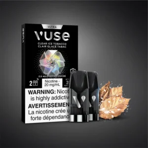 Vuse Ultra Pods: Clear Ice Tobacco (2pk)