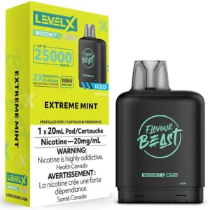 Level X Boost G2 Pod - Flavour Beast: Extreme Mint Iced (20mL)