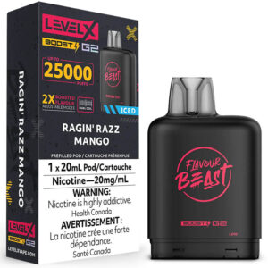 Level X Boost G2 Pod - Flavour Beast: Ragin' Razz Mango Iced (20mL)