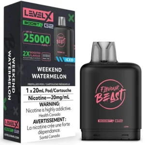 Level X Boost G2 Pod - Flavour Beast: Weekend Watermelon Iced (20mL)