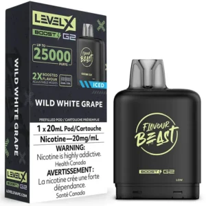 Level X Boost G2 Pod - Flavour Beast: Wild White Grape Iced (20mL)