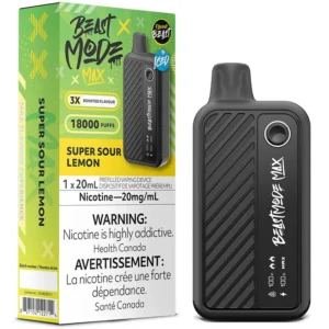 Flavour Beast - Beast Mode Max 18K Disposable Vape: Super Sour Lemon (20mL)