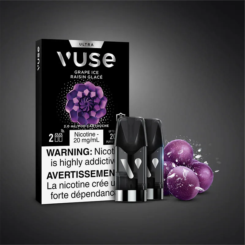 Vuse Ultra Pods: Grape Ice (2pk)