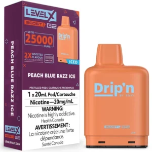 Level X Boost G2 Pod - Drip'n: Peach Blue Razz Ice (20mL)