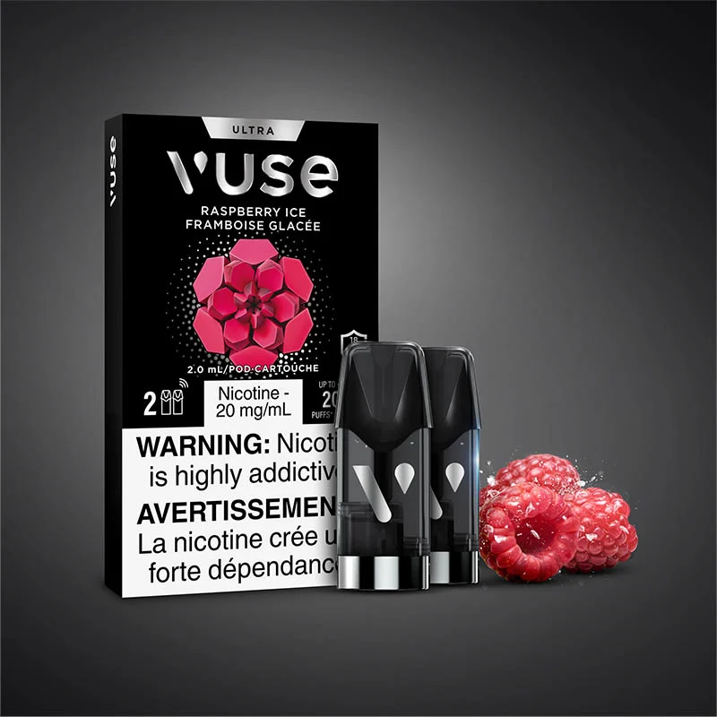 Vuse Ultra Pods: Raspberry Ice (2pk)