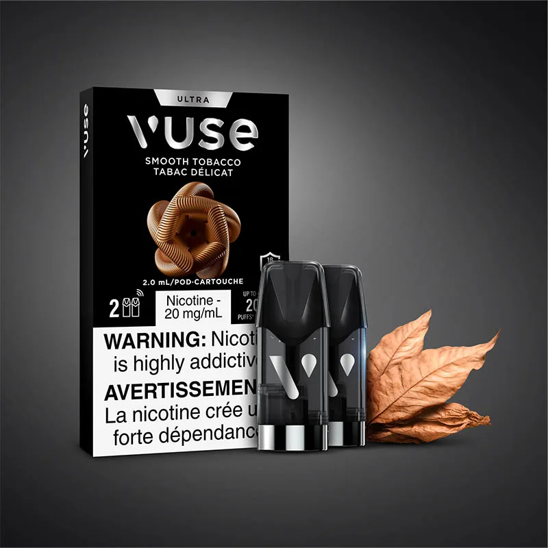 Vuse Ultra Pods: Smooth Tobacco (2pk)