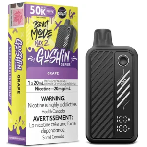 Flavour Beast - Beast Mode Max 2 Disposable Vape: Gushin Grape (20mL)