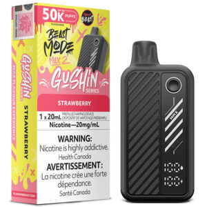 Flavour Beast - Beast Mode Max 2 Disposable Vape: Gushin Strawberry (20mL)