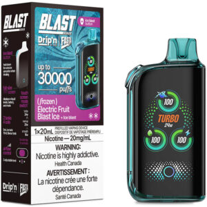 Drip'n Fasta Blast 30K Disposable Vape - Frozen Series: Electric Fruit Blast Ice (20mL)