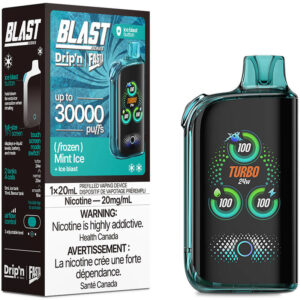 Drip'n Fasta Blast 30K Disposable Vape - Frozen Series: Mint Ice (20mL)
