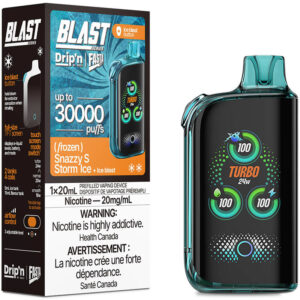 Drip'n Fasta Blast 30K Disposable Vape - Frozen Series: Snazzy S Storm Ice (20mL)