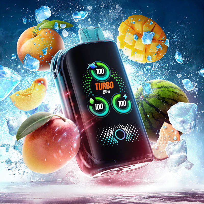 Drip'n Fasta Blast 30K Disposable Vape - Frozen Series: Mango Peach Watermelon Ice (20mL) - Image 2