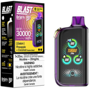 Drip'n Fasta Blast 30K Disposable Vape - Fusion Series: Pineapple + Coconut (20mL)