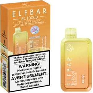 Elfbar BC10000 Disposable Vape: Double Mango (1pk)