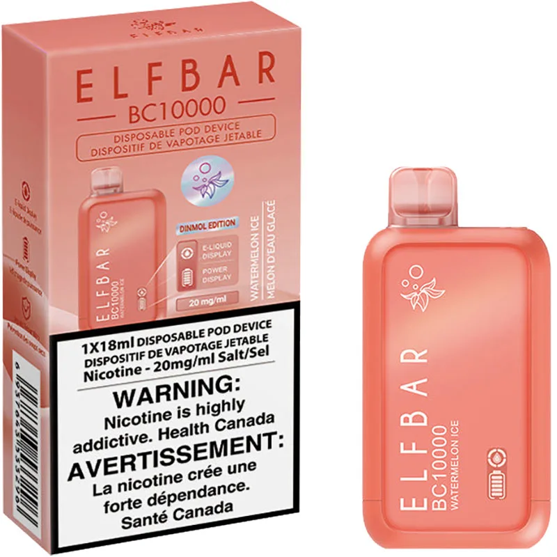 Elfbar BC10000 Disposable Vape: Watermelon Ice (1pk)