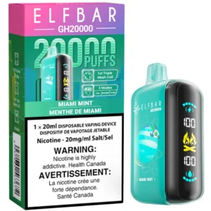 Elfbar GH20000 Disposable Vape: Miami Mint (20mL)